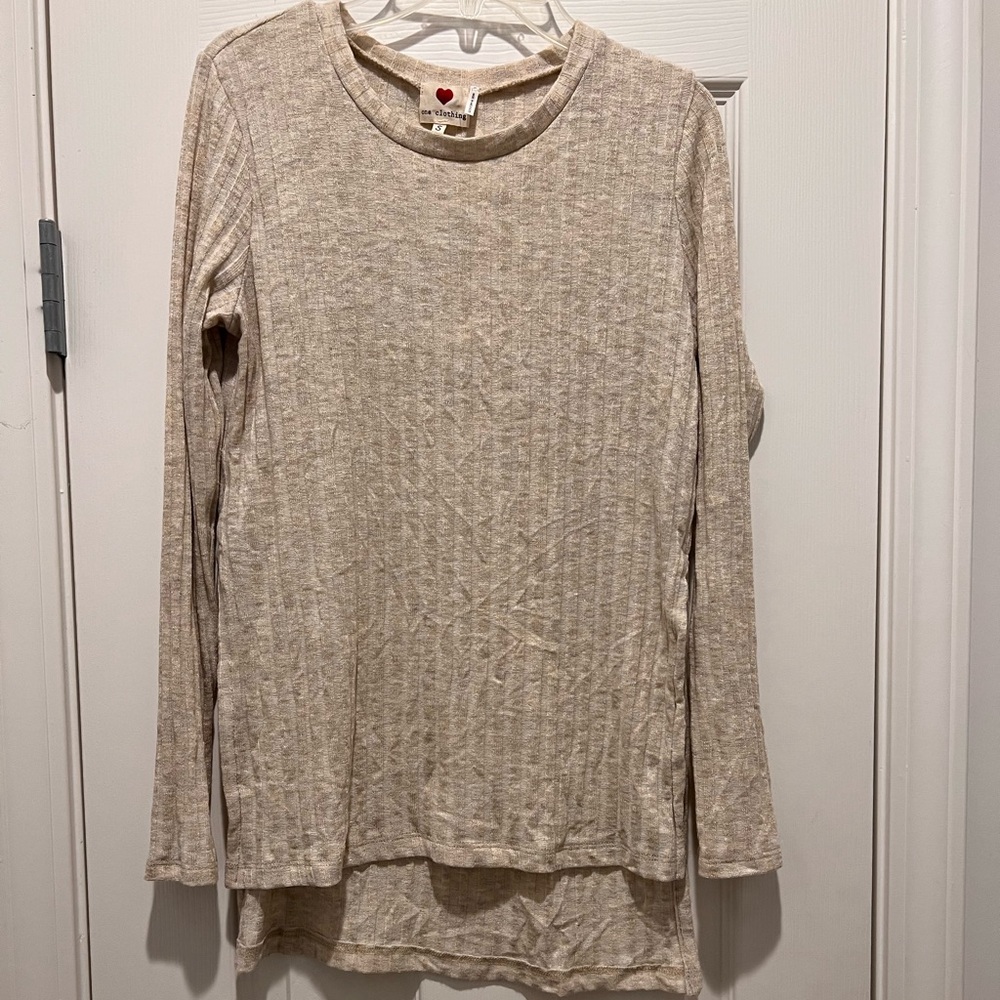 One Clothing Ribbed Tunic
